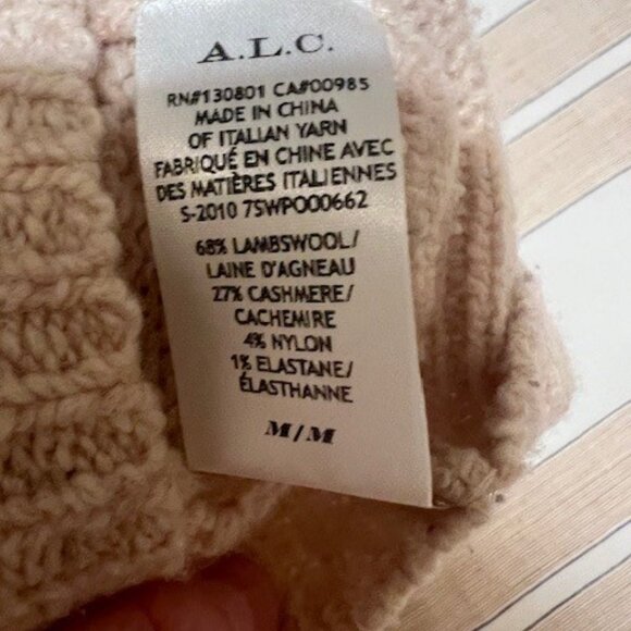 A.L.C. Kari Sweater in Cream/Blush - Size Medium - Picture 10 of 12